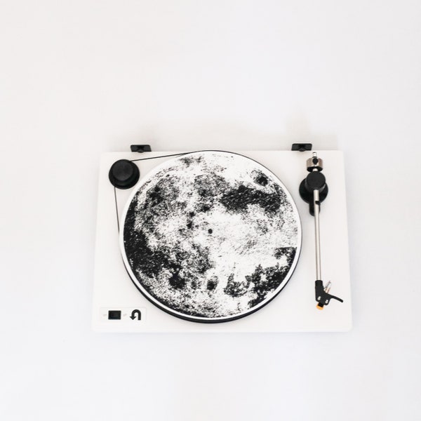 Turntable Slipmat: The Moon