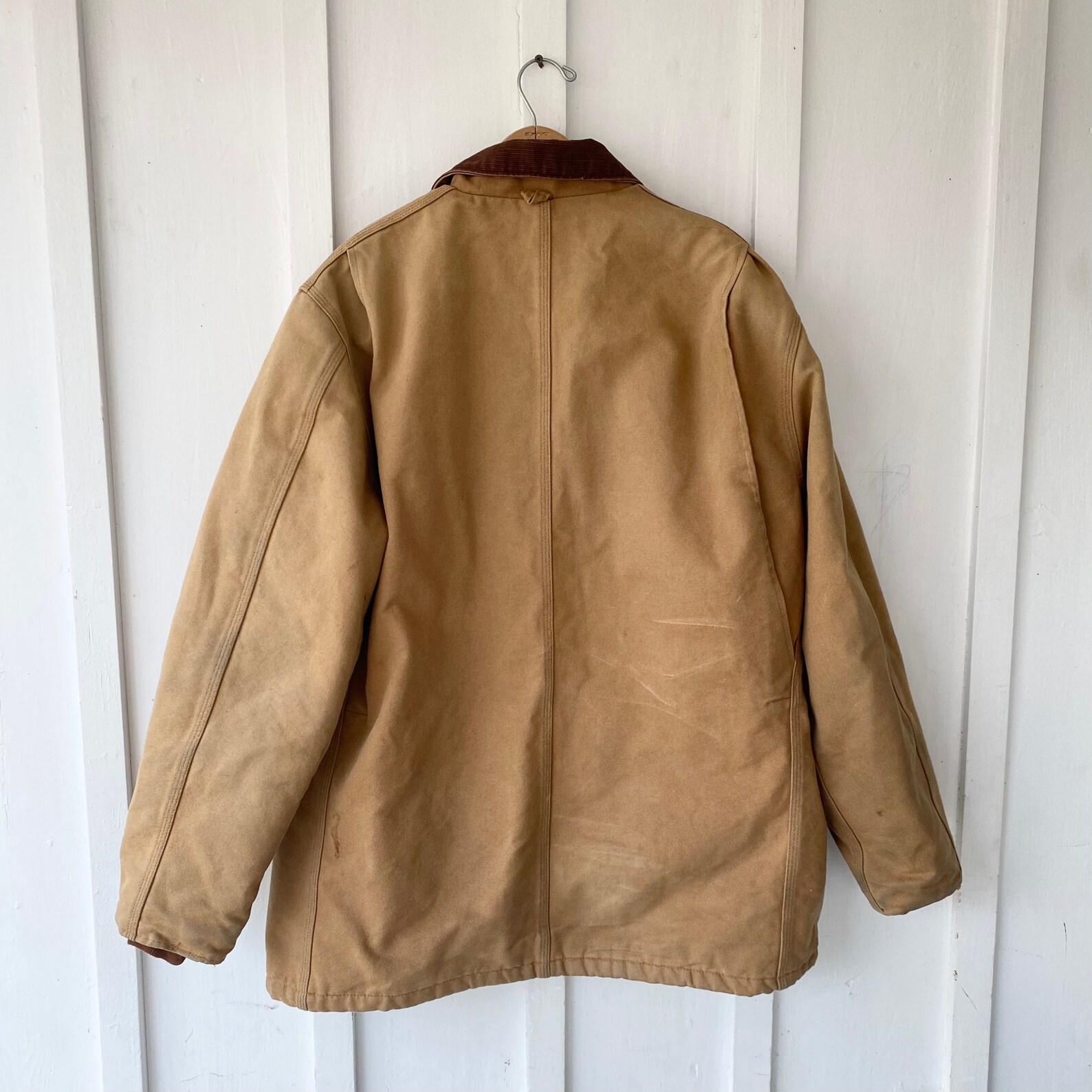 Vintage Mens Carhartt Blanket Lined Work Jacket XL Etsy