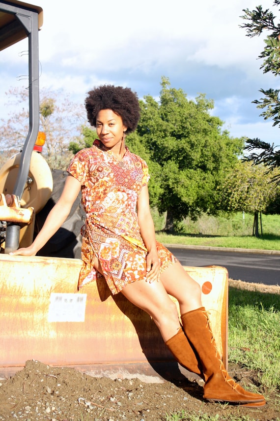 ROOTS OF LOVE vintage psychedelic tunic
