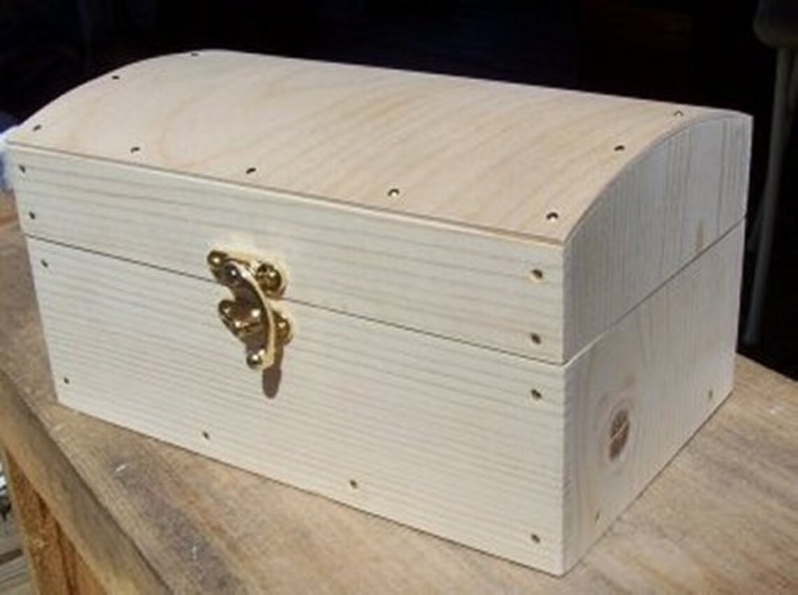 TREASURE CHEST HARDWARE Kit Includes Hinges and Screws Lid Etsy