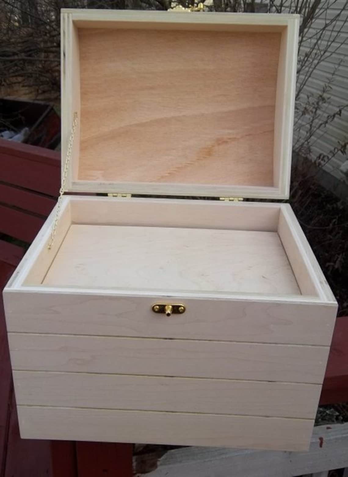 TREASURE CHEST HARDWARE Kit Includes Hinges and Screws Lid Etsy