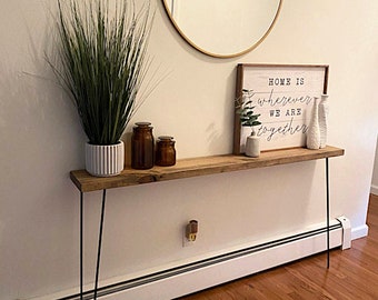 Narrow Console Table Etsy