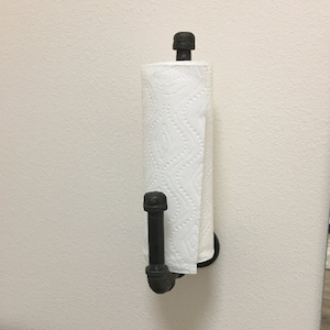 Upright Tear Paper Towel Holder Kitchen Roll Holder Vertical Tissue Dispenser QK 
