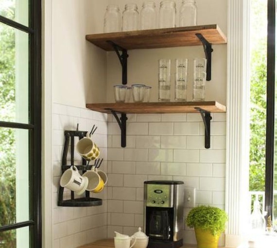 Simple Farmhouse Shelf for Cast Iron Storage