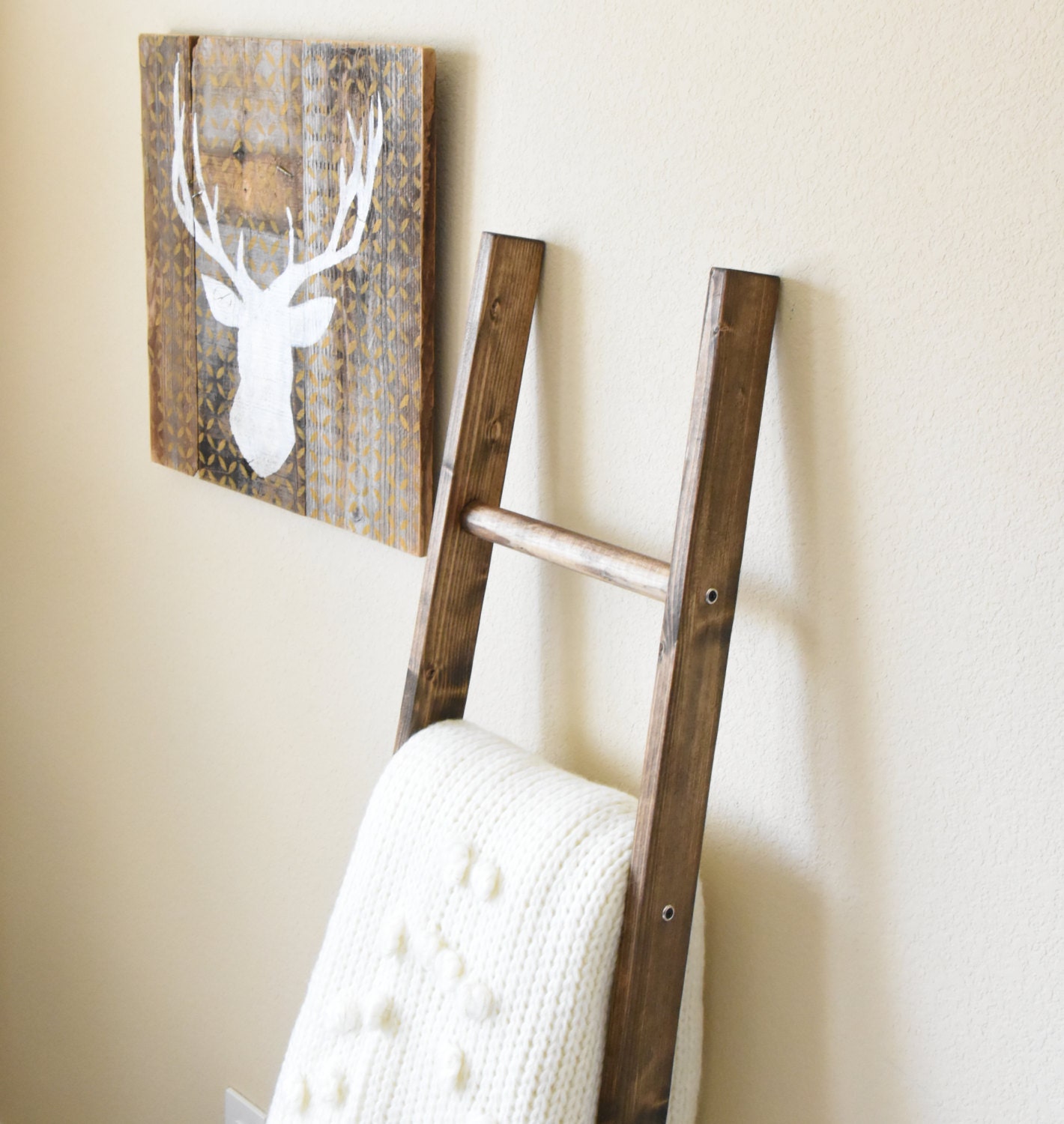 Etsy quilt ladder sale