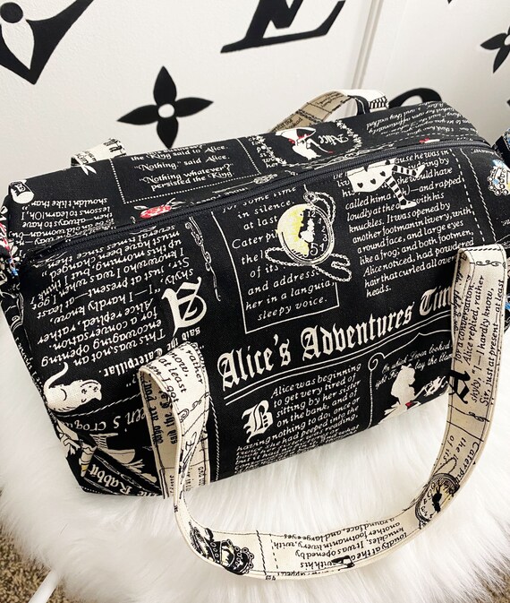 mini canvas duffle bag