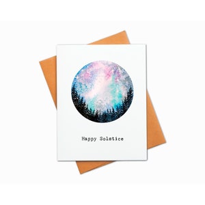 Solstice Cards | Set of 4, 6 or 8 | Solstice Notecards | Winter Solstice Card | Solstice Greeting Cards | Happy Yule Cards | Yuletide Cards