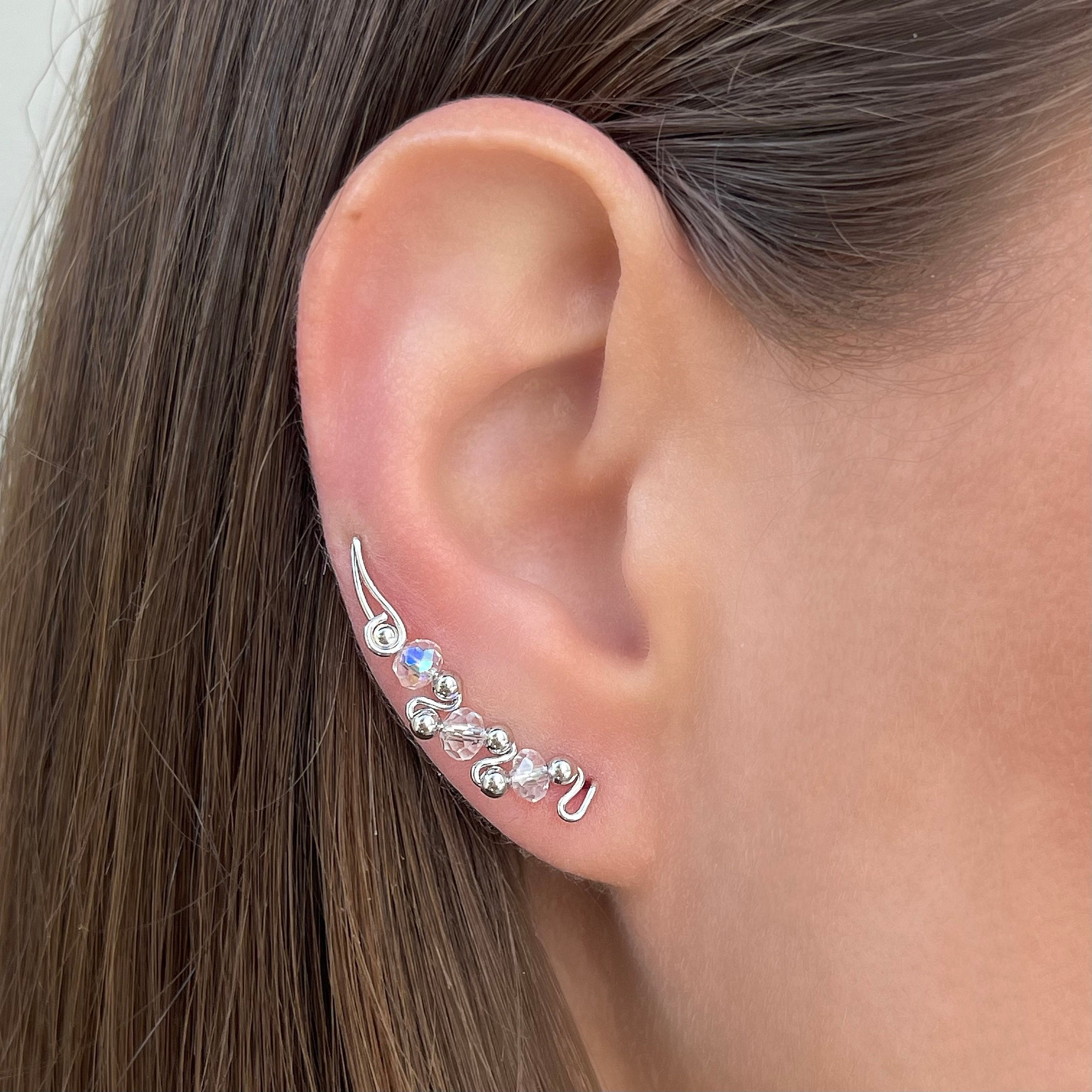 Swarovski Ear Jacket Etsy