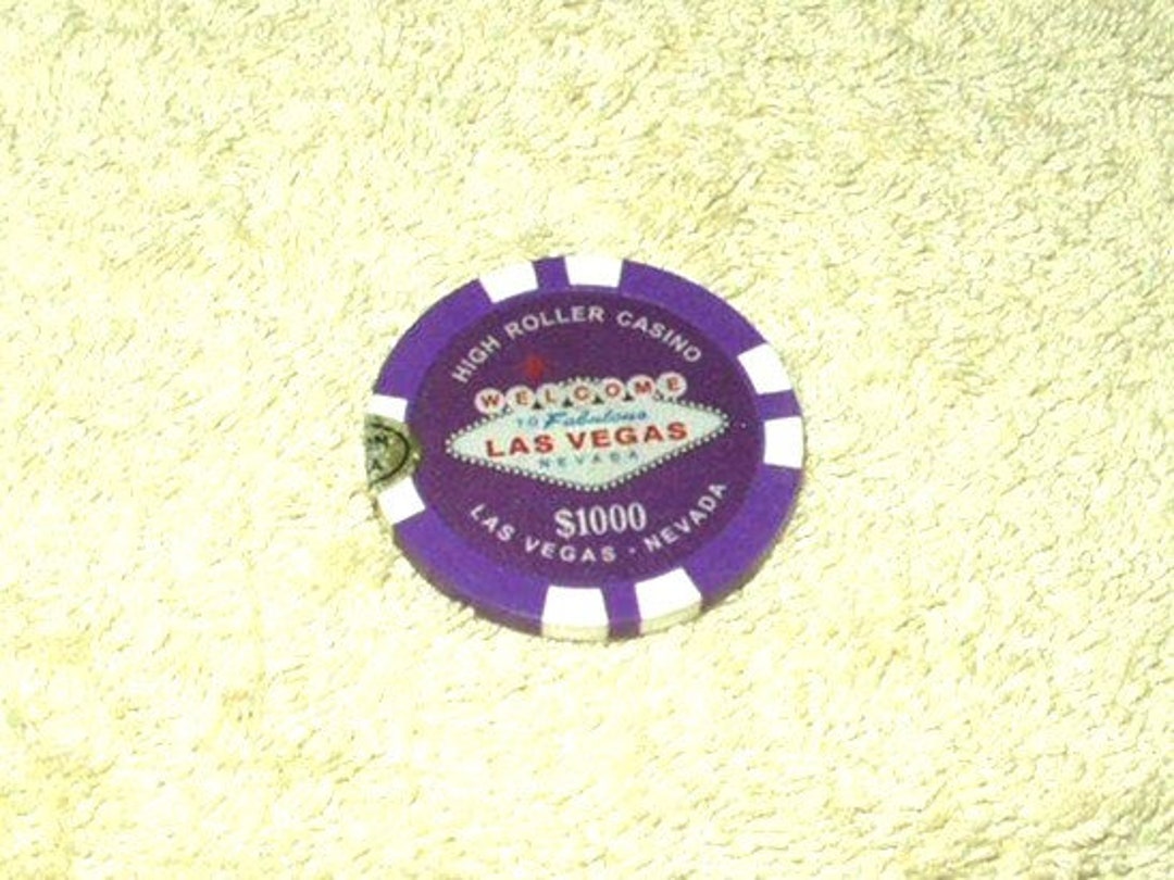 ハイローラー カジノ 1000 ドル 磁気記念品チップ 1980 年代の