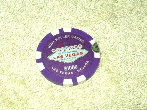 ハイローラー カジノ 1000 ドル 磁気記念品チップ 1980 年代の