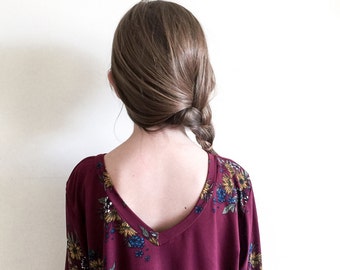 Primrose Pullover childrens sewing pattern PDF pattern and tutorial - sizes 2t - 10  - Instant download