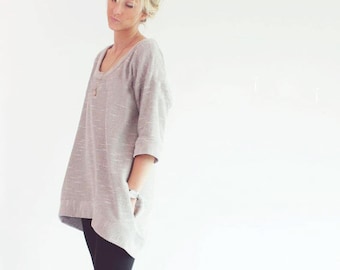 Perri Pullover womens sewing pattern and tutorial PDF Instant Download