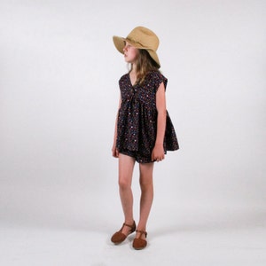 Havanna Blouse childrens sewing pattern PDF pattern and tutorial - sizes 2t - 10  - Instant download