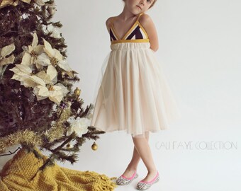 Scene VI Dress PDF Pattern & Tutorial: Children's Sizes 2T-10 (Instant Download)