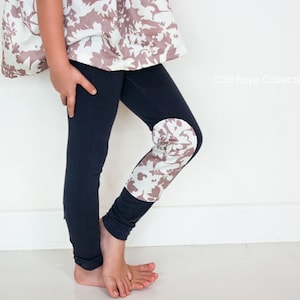 Voilà Legging childrens sewing pattern PDF pattern and tutorial - sizes 2t - 10  - Instant download