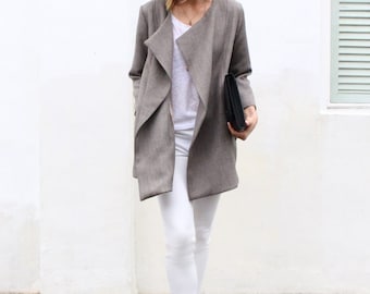 Brenna Coat womens sewing pattern and tutorial PDF Instant Download