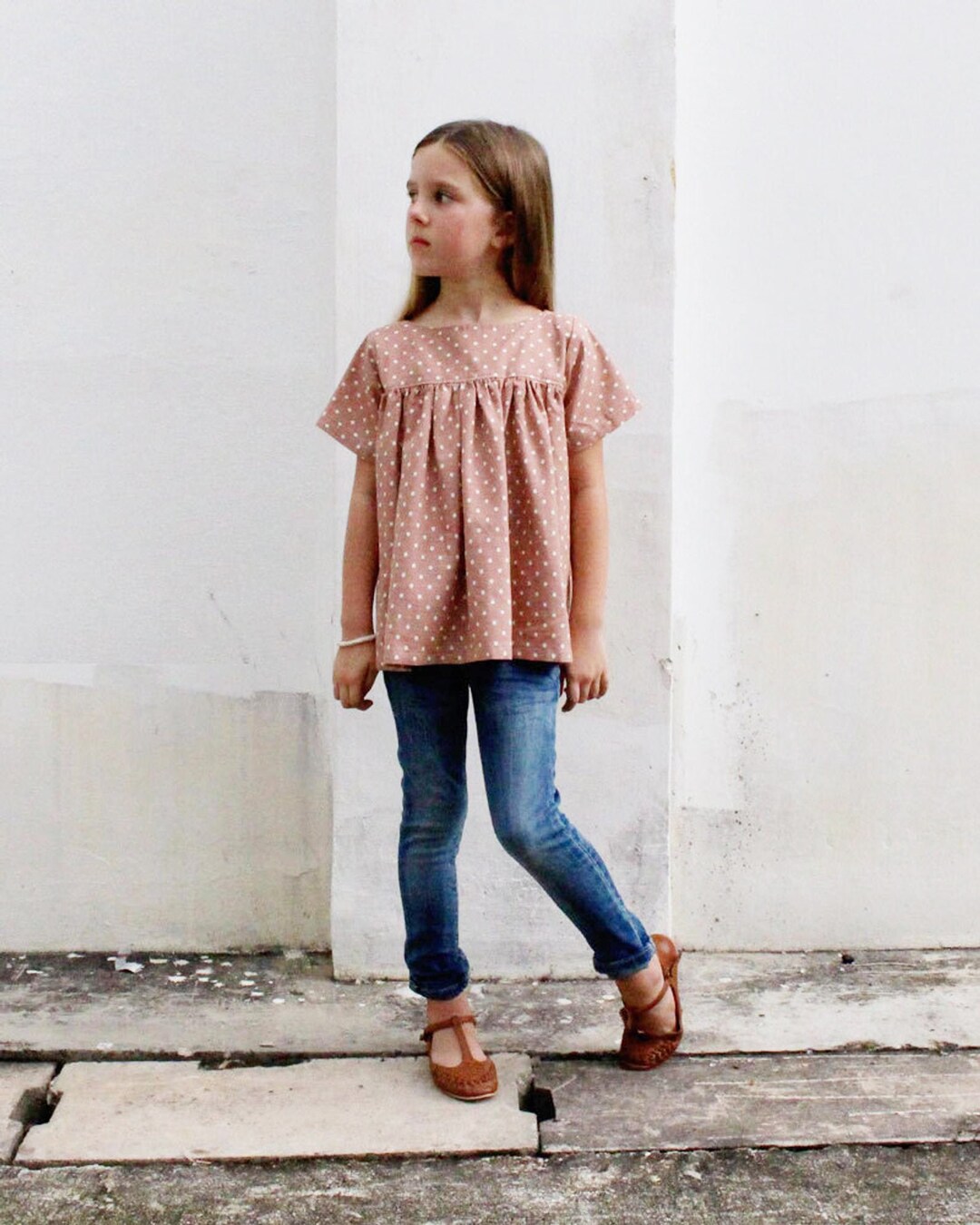 Voilà Blouse Childrens Sewing Pattern PDF Pattern and Tutorial - Sizes ...