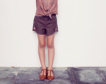 Tulip Short childrens sewing pattern PDF pattern and tutorial - sizes 2t - 10  - Instant download