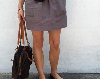 Basics Pocket Skirt womens sewing pattern and tutorial  PDF Instant Download