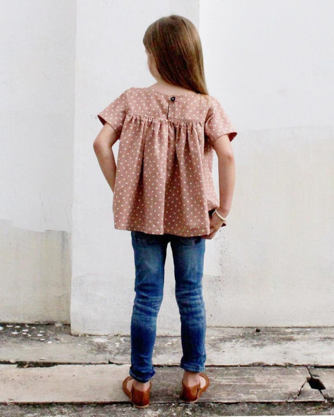 Voilà Blouse Childrens Sewing Pattern PDF Pattern and Tutorial - Sizes ...