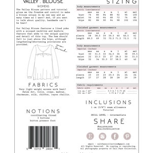 Valley Blouse PDF Instant Download womens image 5