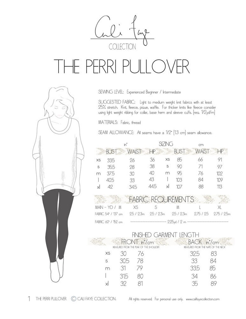 Perri Pullover PDF Instant Download womens image 4