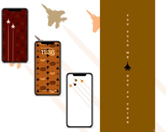 Top Gun: Maverick Inspired Autumn Themed Digital Wallpapers