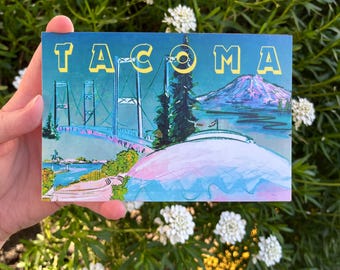 Washington Cities Postcards