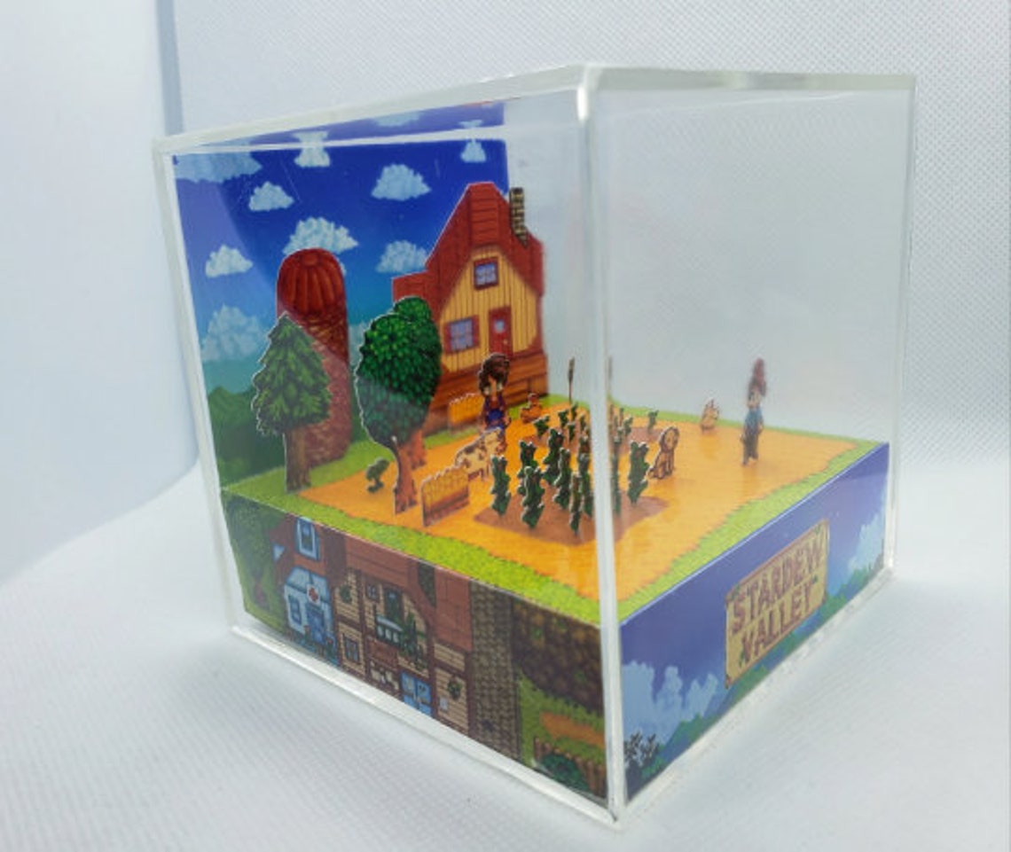 Stardew Valley Diorama Cube template - Etsy