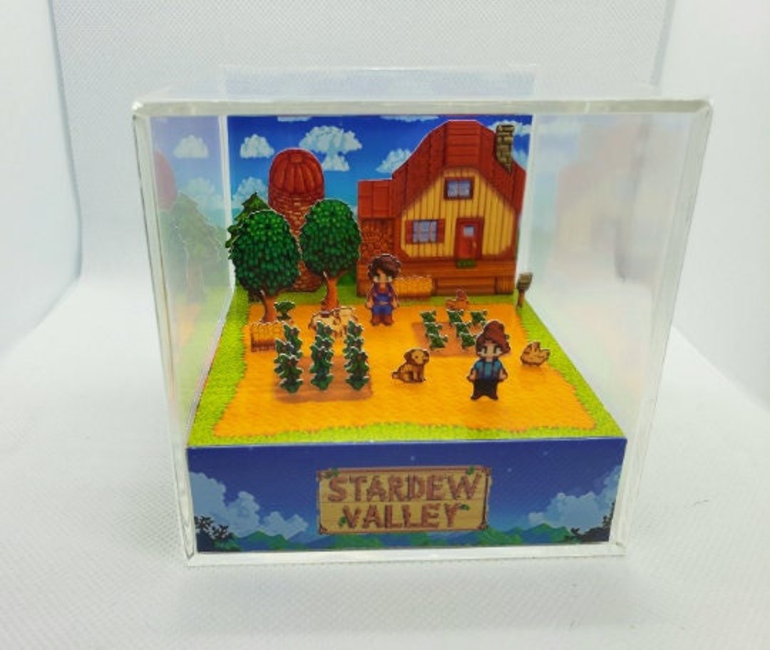 Stardew Valley Diorama Cube template - Etsy
