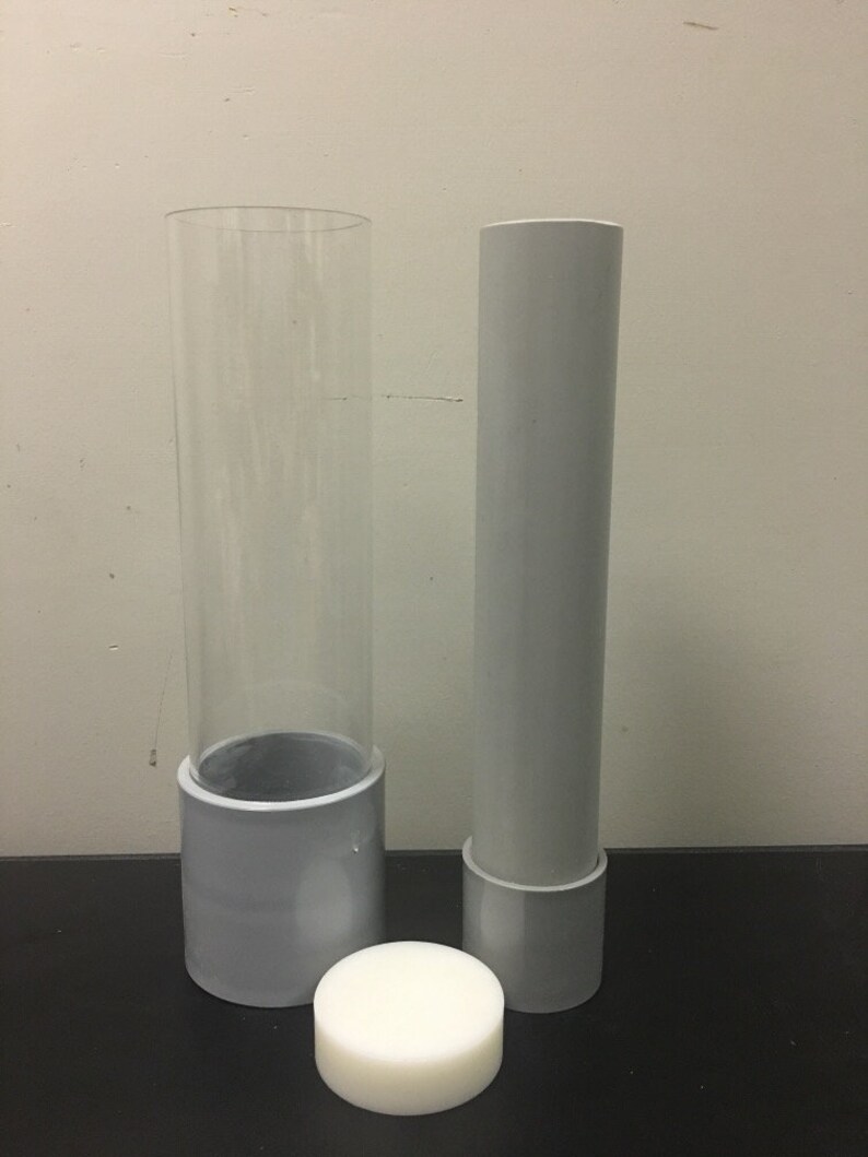 Acrylic Cylinder Soap Mold Round bars vertical linerless Etsy