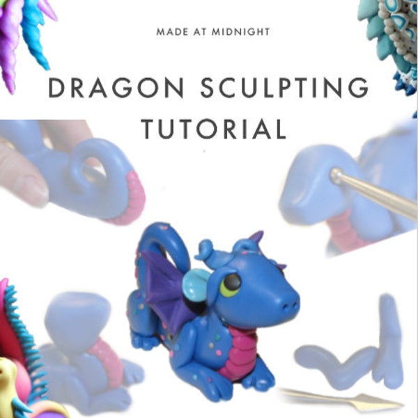 Polymer clay Dragon sculpting Tutorial - Beginner