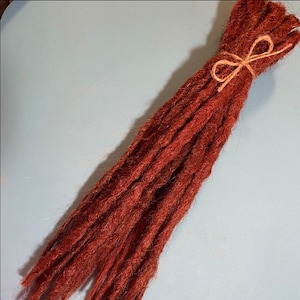 Dreadlock de crochê de cobre marrom vermelho