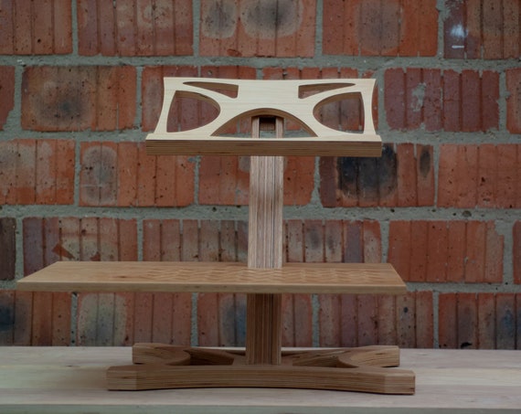 Support D Ordinateur Portable En Bois Support Etsy