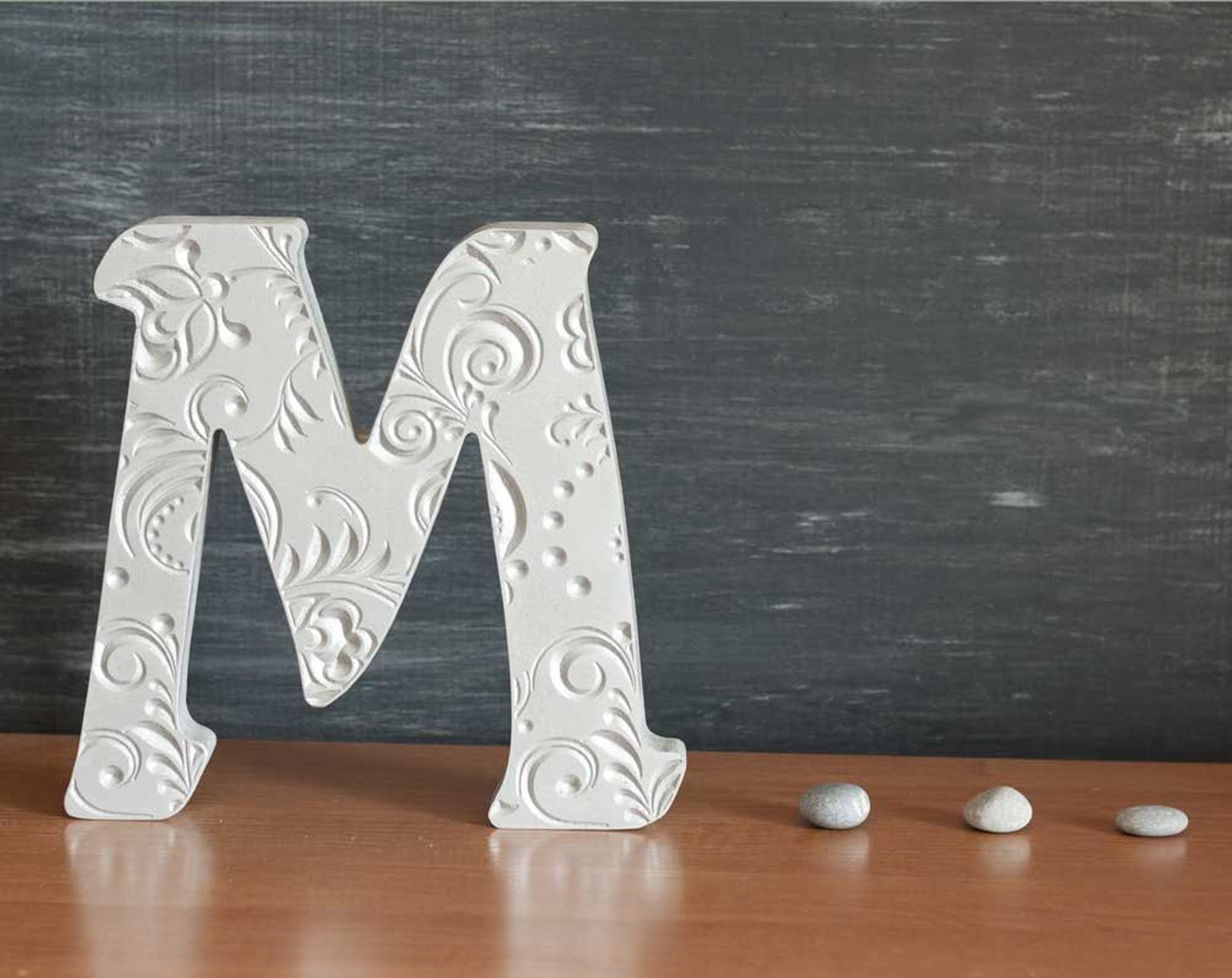 M Letter Decor Stand up Letters Wooden Alphabet Blocks Wooden Etsy