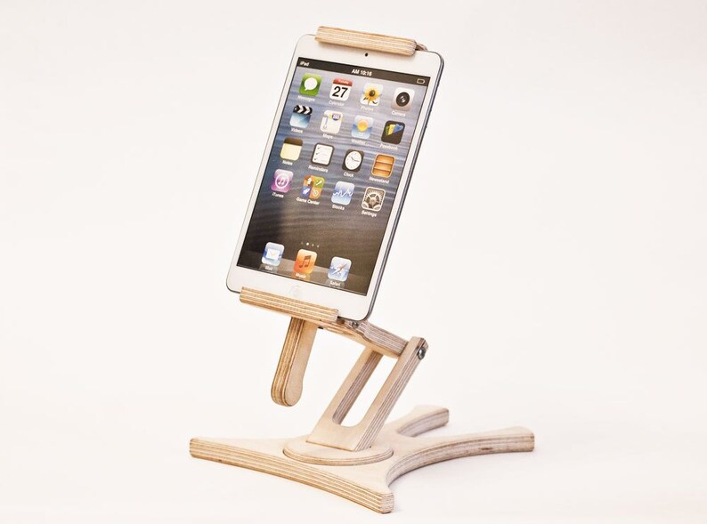 Tablet Holder Ipad Stand Kitchen Wood Regulated Image 0