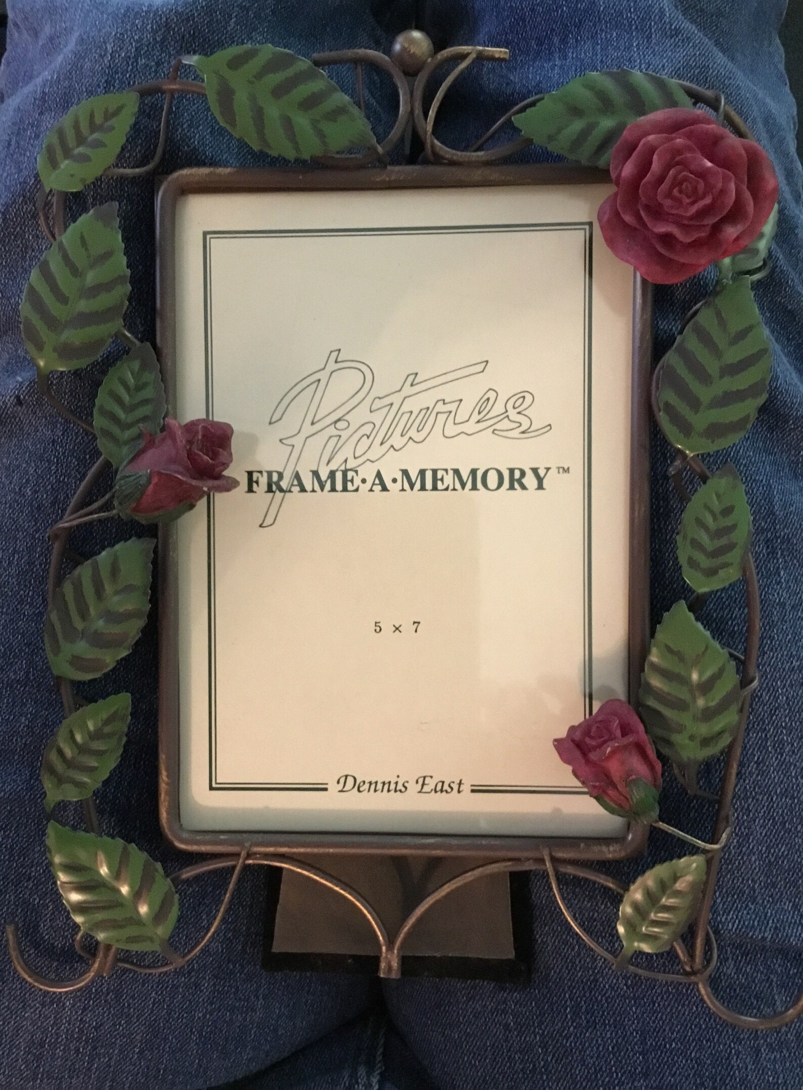 1998 Dennis East 5 x 7 FrameAMemory metal picture frame in Etsy