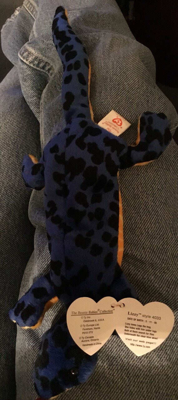 lizzy the lizard beanie baby
