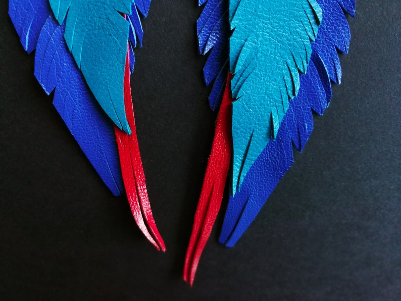 Download DIY Leather feather earrings Cricut SVG files printable ...