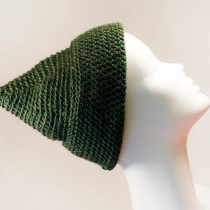 Crochet Pixie Hat Pattern, DIY Christmas Gnome Hat Pattern, Funny Hat Pattern, Slouchy Hat Pattern, Elf Pattern, Raised Top Hat Pattern image 11
