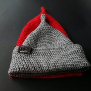 Crochet Pixie Hat Pattern, DIY Christmas Gnome Hat Pattern, Funny Hat Pattern, Slouchy Hat Pattern, Elf Pattern, Raised Top Hat Pattern image 18
