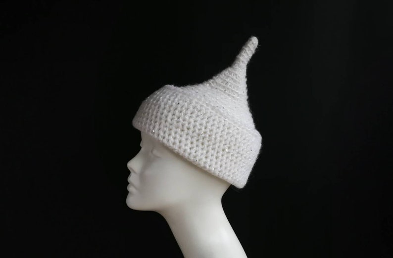Imprimé Tricot Instructions Bébé Peach Pixie Elf Gnome Hat