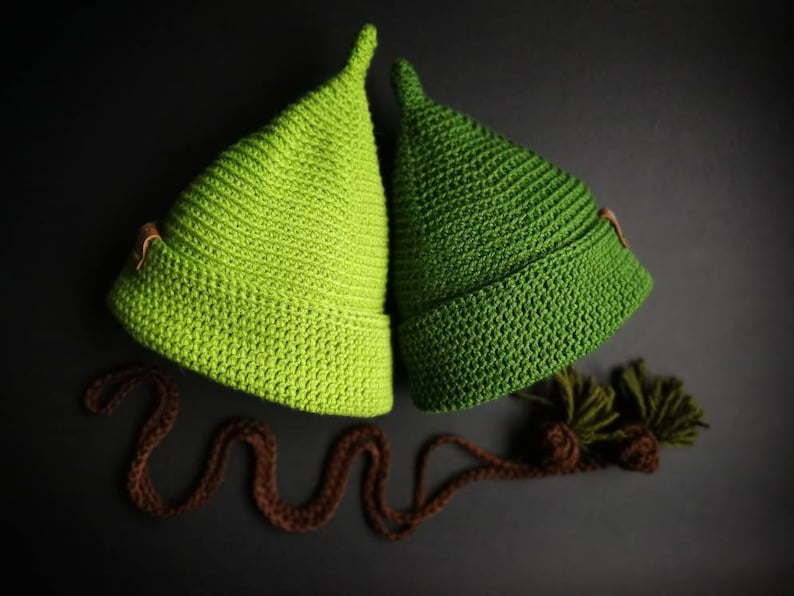 Pointy Hat Pattern Easy Crochet Hat Pattern Gnome Hat Etsy