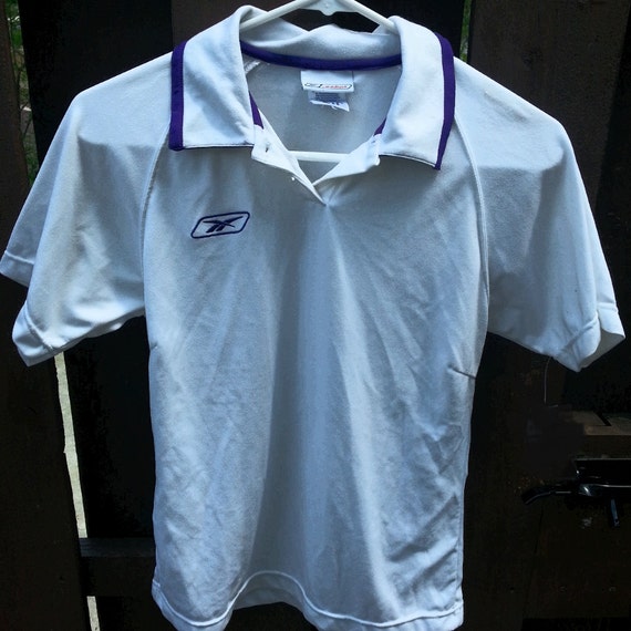 reebok polo shirts womens purple