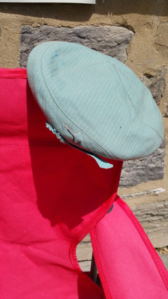 Vintage mint green beret - 1930s-40s