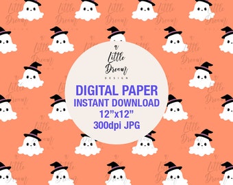 Halloween Wrapping Paper Gift Halloween Digital Paper Scrapbook Halloween Paper Home Decor Halloween Wallpaper Pattern Seamless Halloween