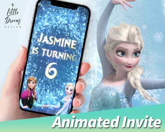 Birthday Party Invitation Animated Invite Birthday Invitation Video Digital Birthday Invite