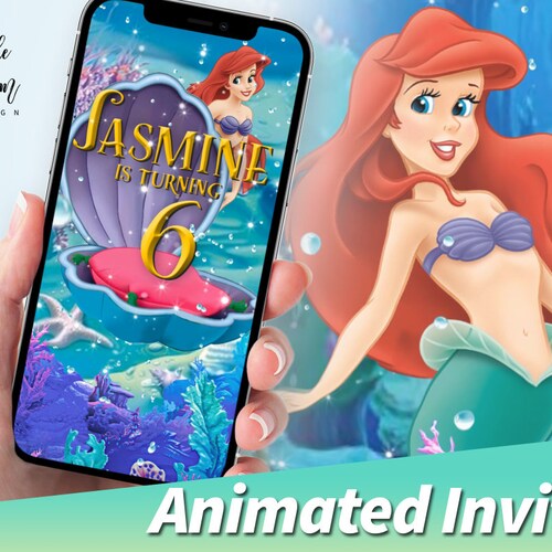 Digital Birthday Invitation Animated Video Invitation Etsy