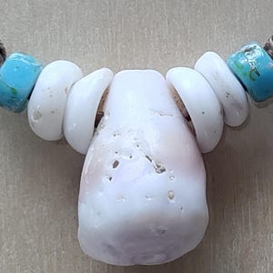 Hawaiian Puka Shell Beach Necklace: Sinew Braid, Toggle Clasp