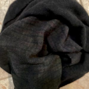 CROW FEATHERS  1/4 yd  hand dyed wool fabric for rug hooking and fiber arts